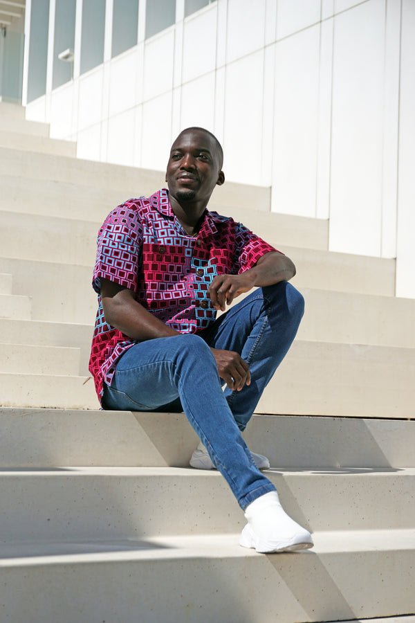 MEN’S SHORT SLEEVE SHIRT CAIRO SQUARE