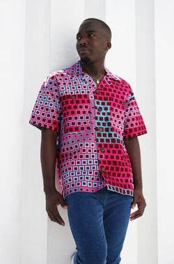 MEN’S SHORT SLEEVE SHIRT CAIRO SQUARE