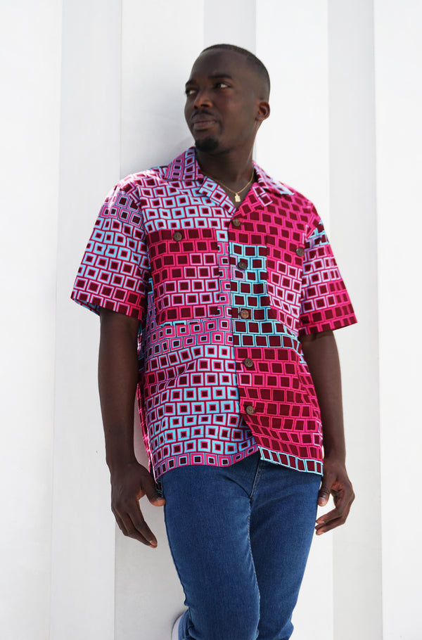 MEN’S SHORT SLEEVE SHIRT CAIRO SQUARE