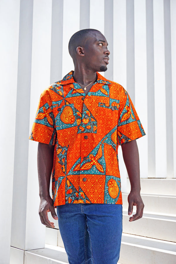 MEN’S SHORT SLEEVE SHIRT SÉNÉGAL