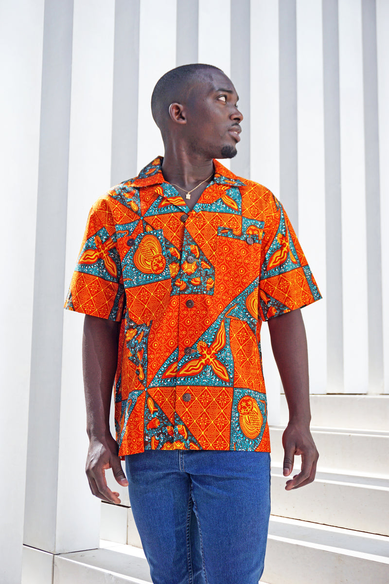 MEN’S SHORT SLEEVE SHIRT SÉNÉGAL