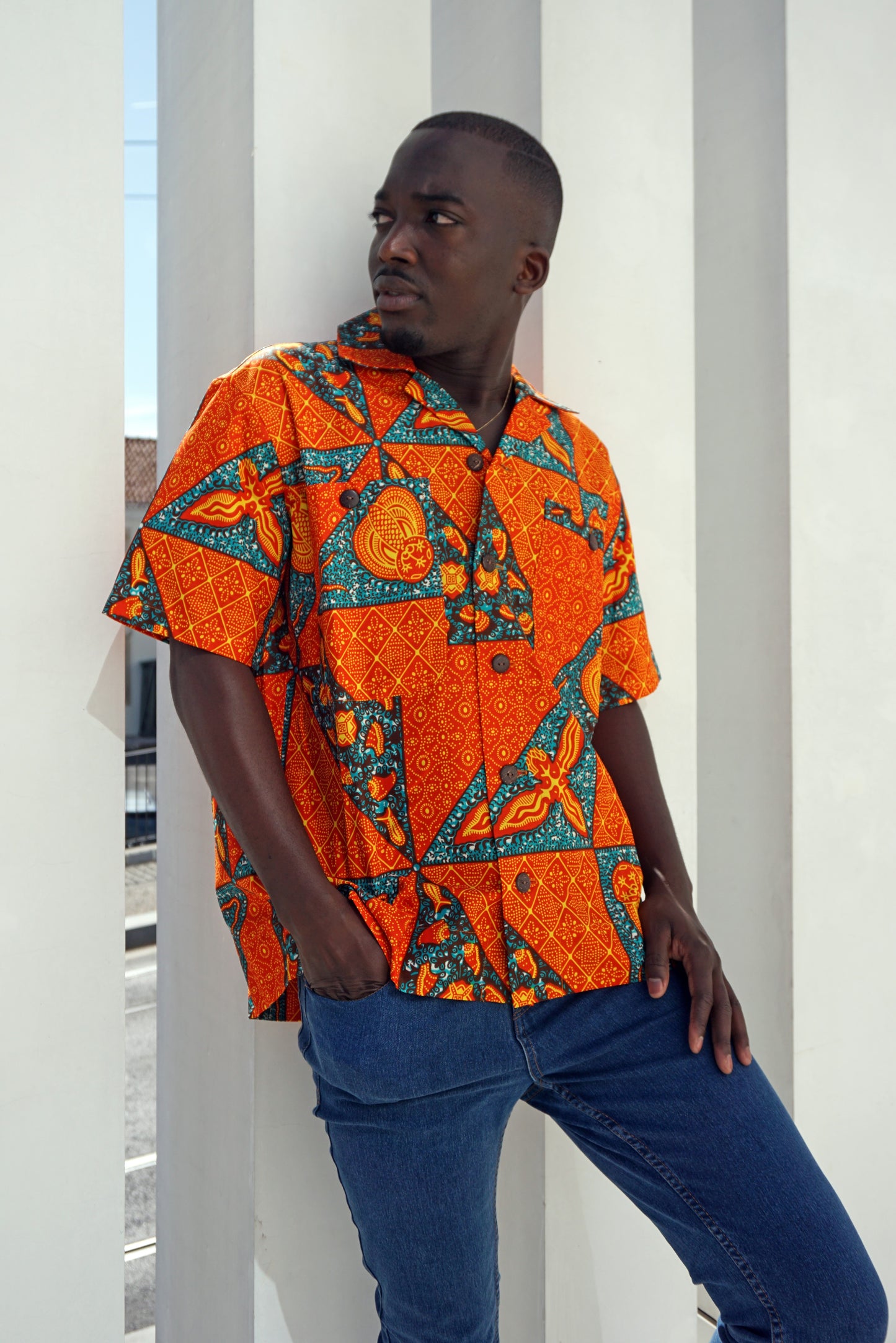 MEN’S SHORT SLEEVE SHIRT SÉNÉGAL