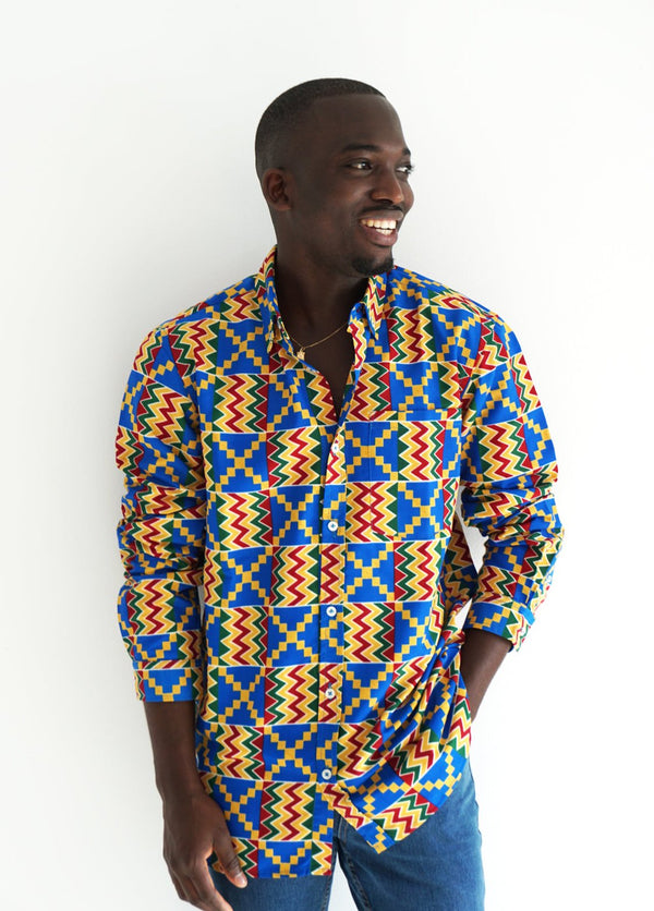 SPORTY MEN’S SHIRT BLUE CHOKWE
