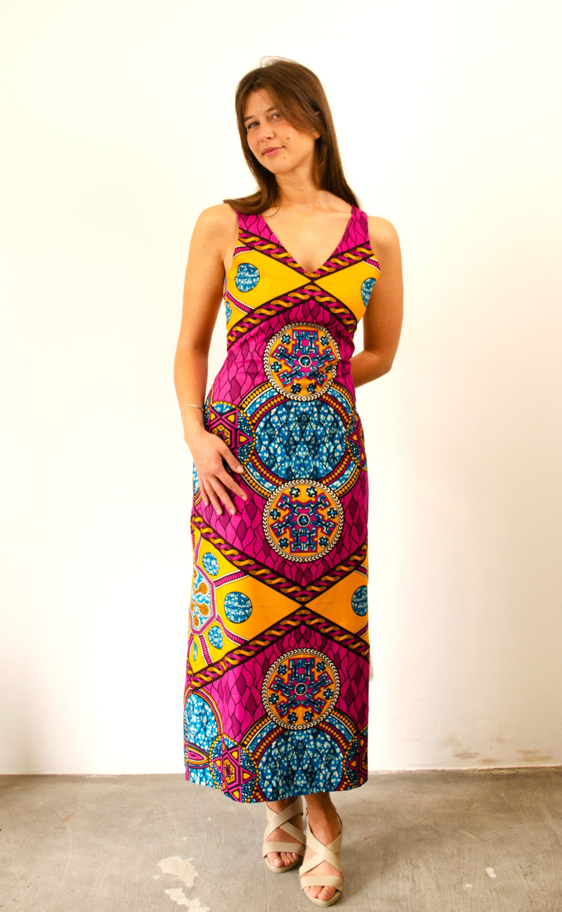 VIOLA DRESS GHANAIAN SUNSET