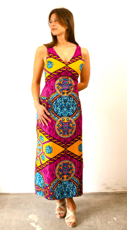 VIOLA DRESS GHANAIAN SUNSET