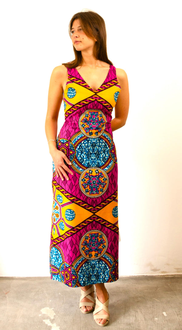 VIOLA DRESS GHANAIAN SUNSET