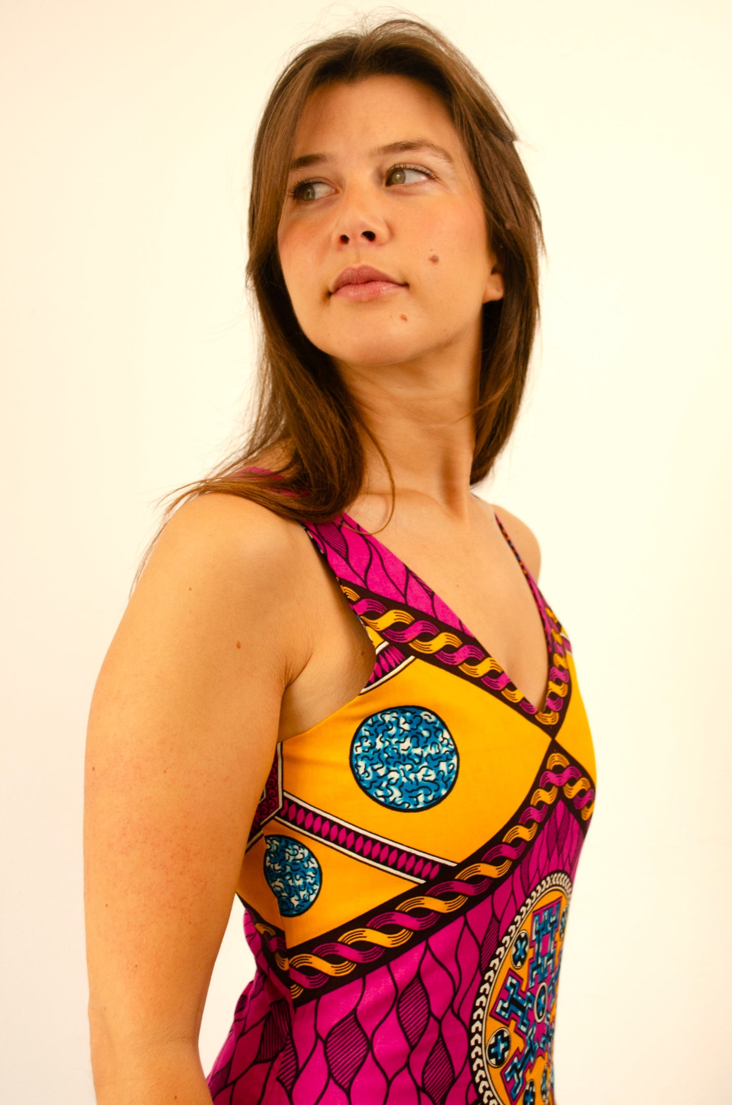VIOLA DRESS GHANAIAN SUNSET