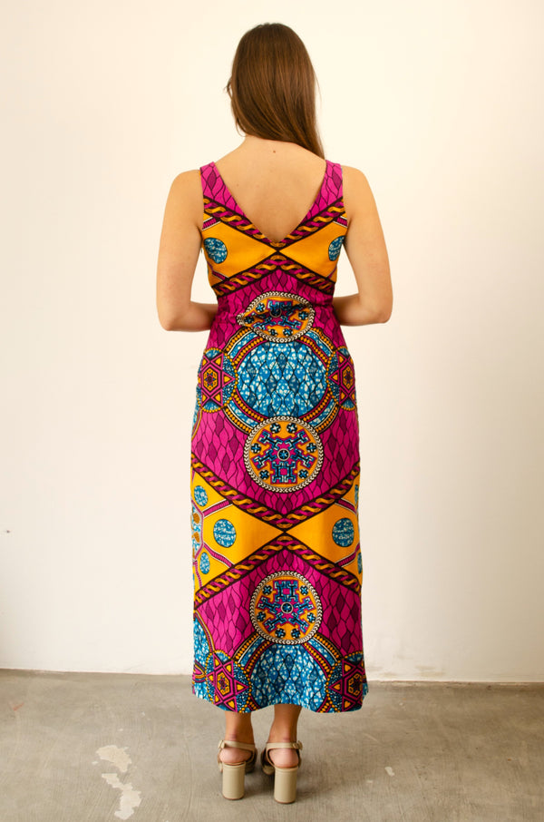 VIOLA DRESS GHANAIAN SUNSET
