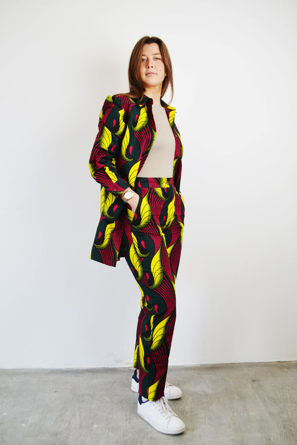 PANTS AND SHIRT SET SANKOFA SHELLS