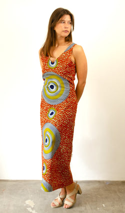 VIOLA DRESS ETHIOPIAN EARTH