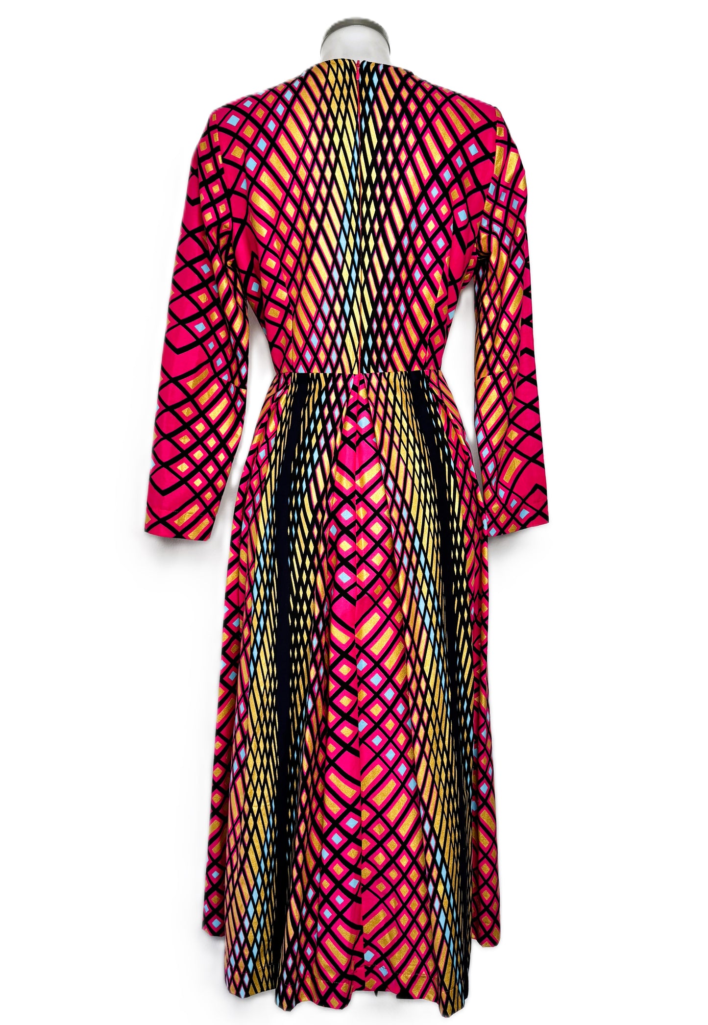 MIDI DRESS WITH PLEATS ROSE IKAPA