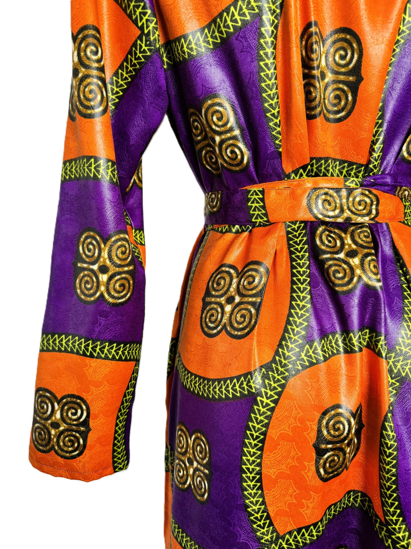 MIDI DOUBLE-BREASTED DRESS ORANGE UÍGE