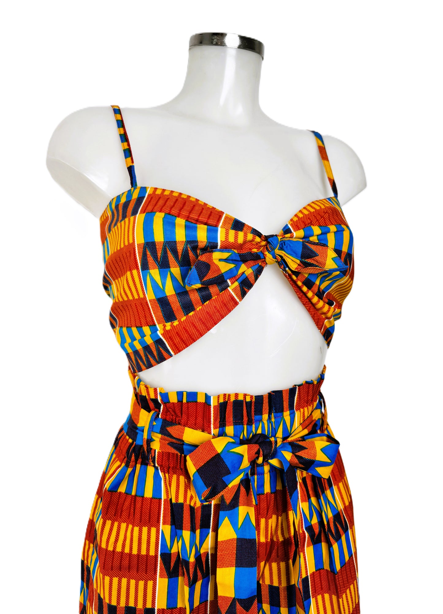 PANTS & TOP SET RED KENTE