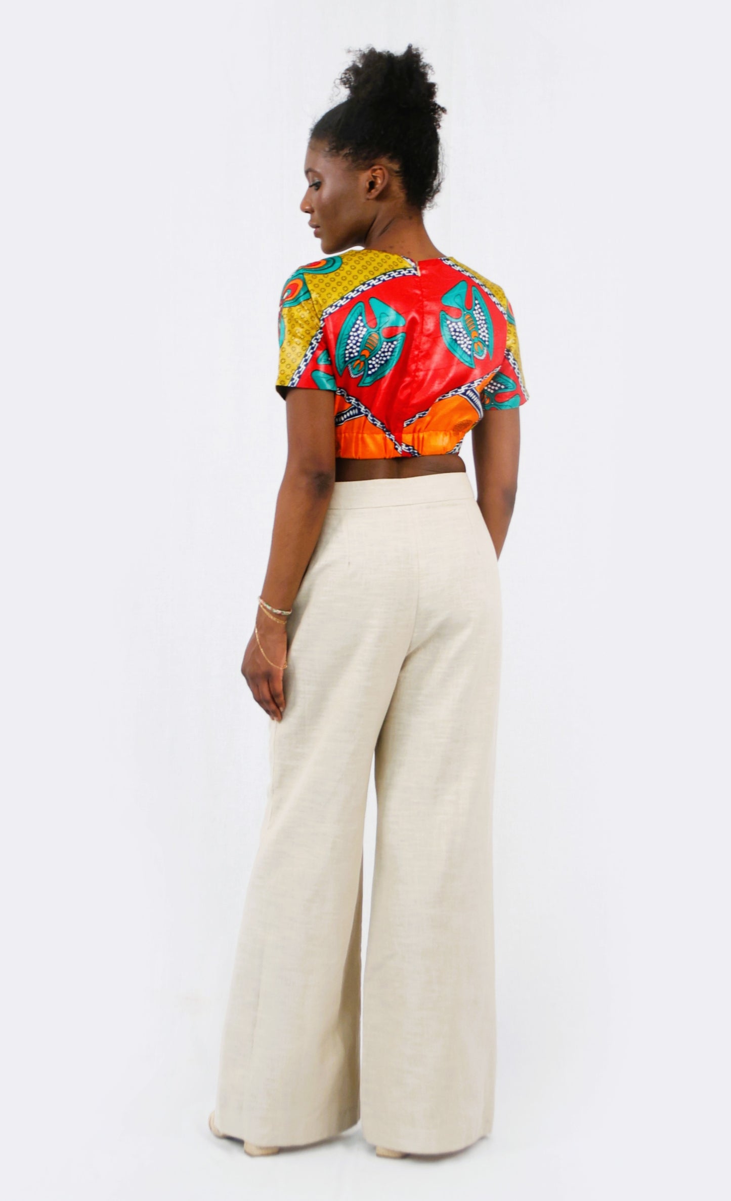 TOP CROPPED TURQUOISE KUANZA