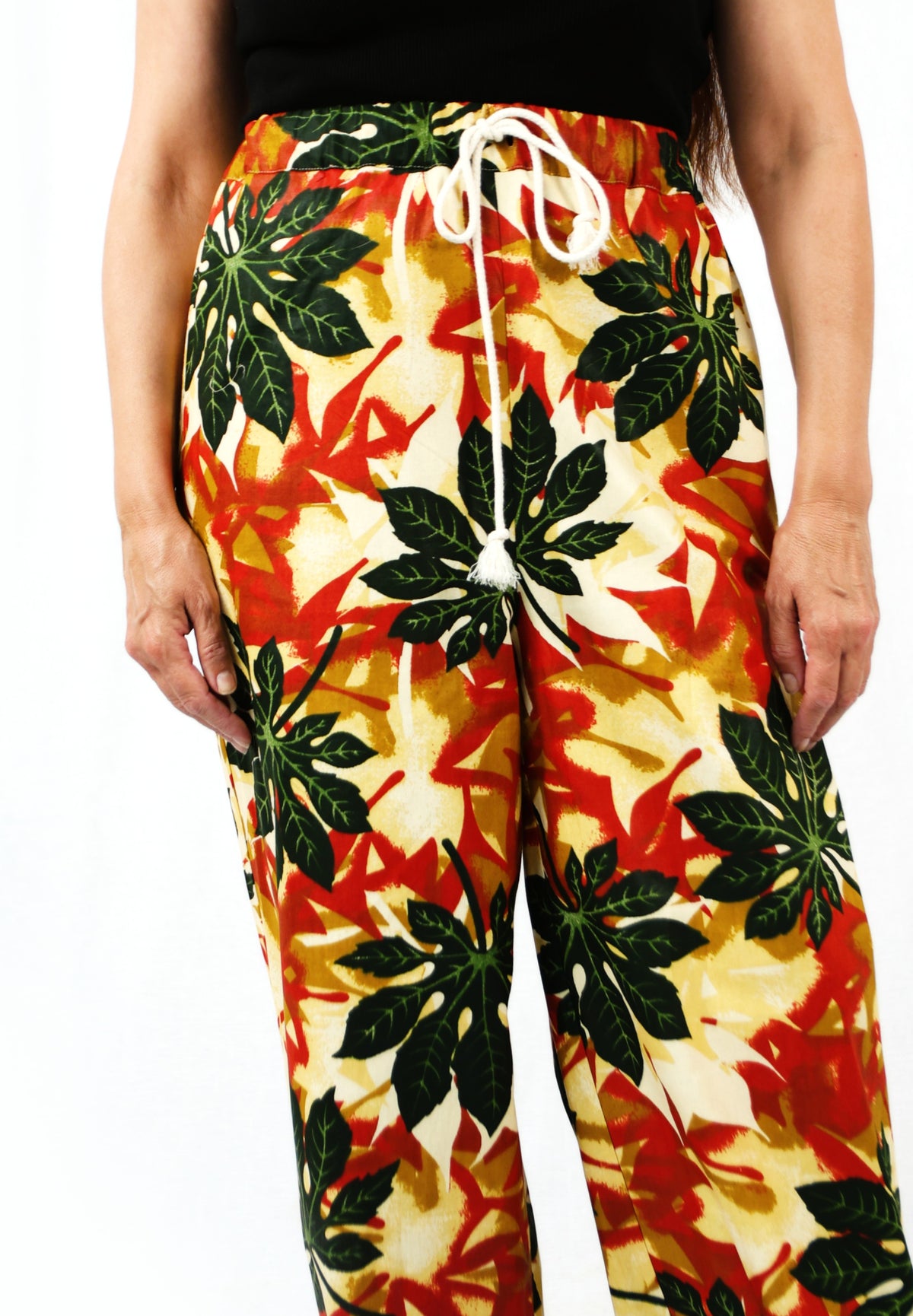 WRAP-AROUND TOP & TROUSERS SET LAGOS SUNSET