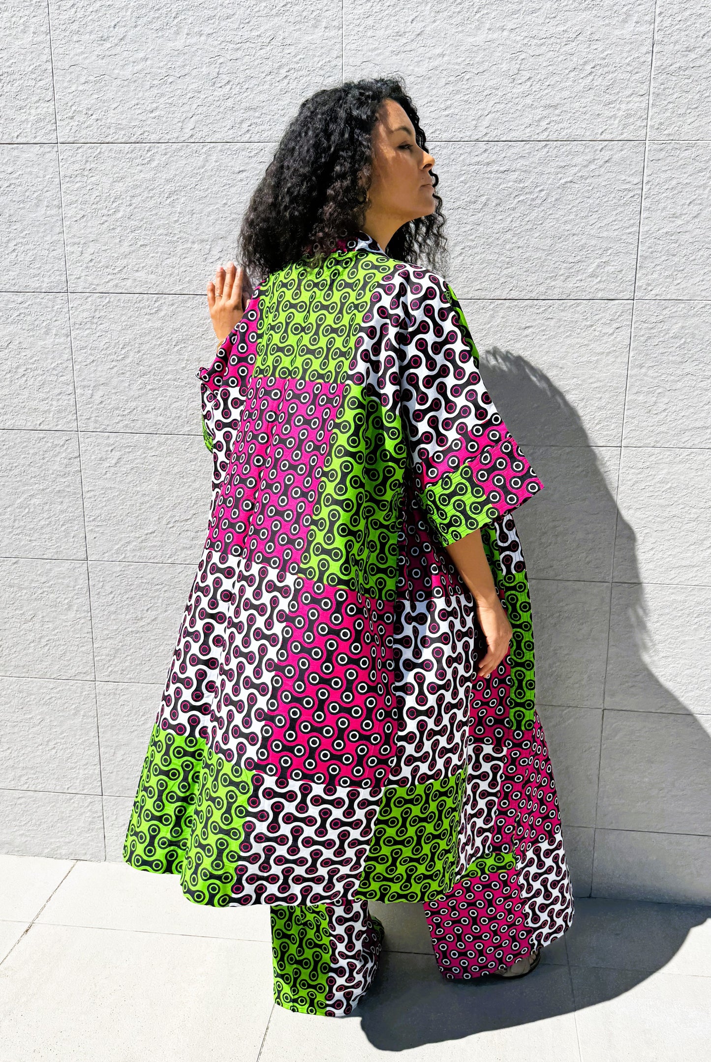 KIMONO SET ZANZIBAR CORAL