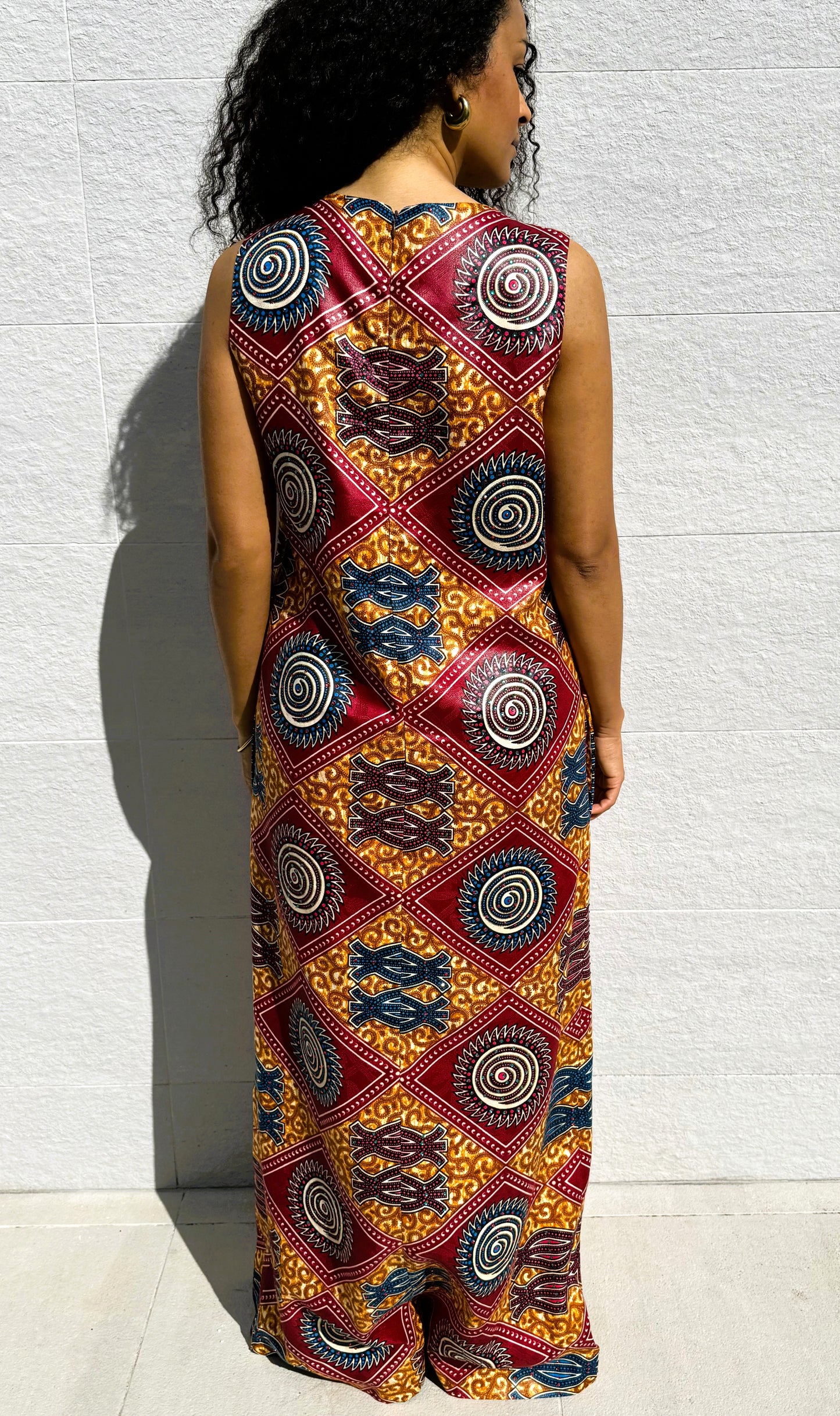 EXCLUSIVE LONG STRAIGHT DRESS SAVANNA SKY