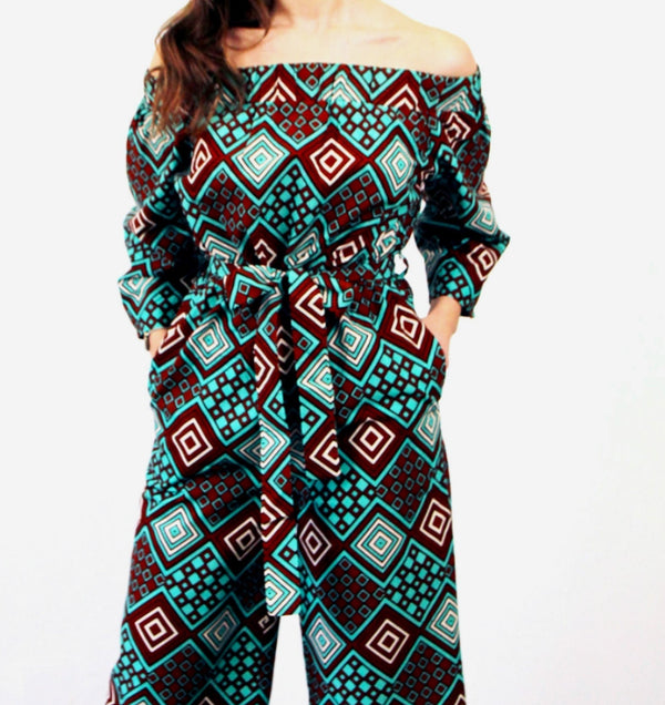JUMPSUIT BLUE MAASAI