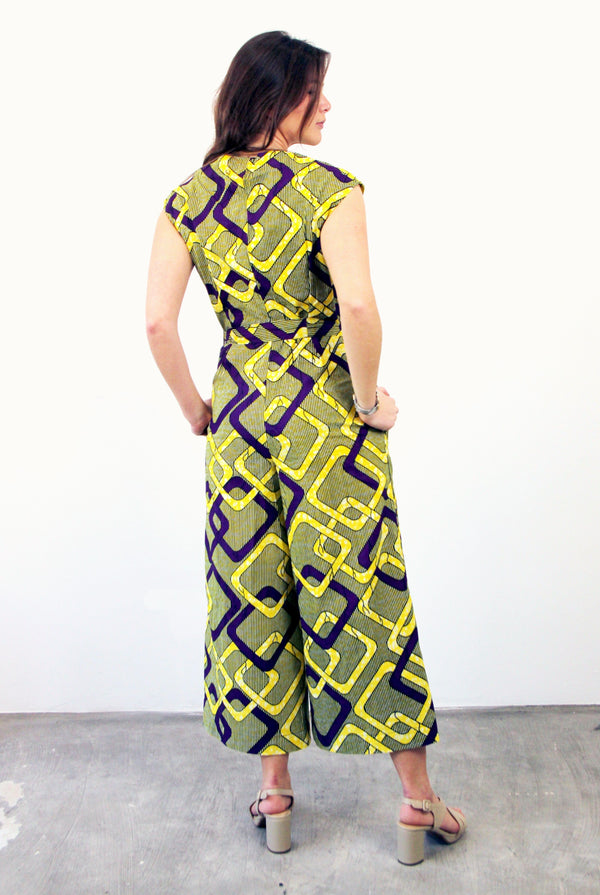 STRAIGHT JUMPSUIT YELLOW MOXICO