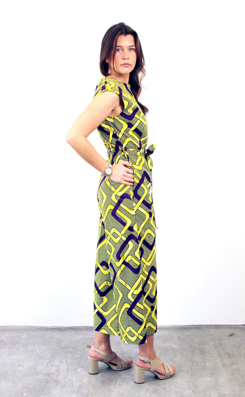 STRAIGHT JUMPSUIT YELLOW MOXICO
