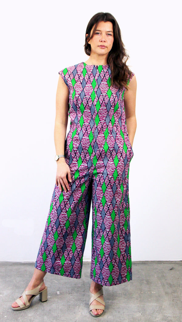 STRAIGHT JUMPSUIT GREEN MOXICO