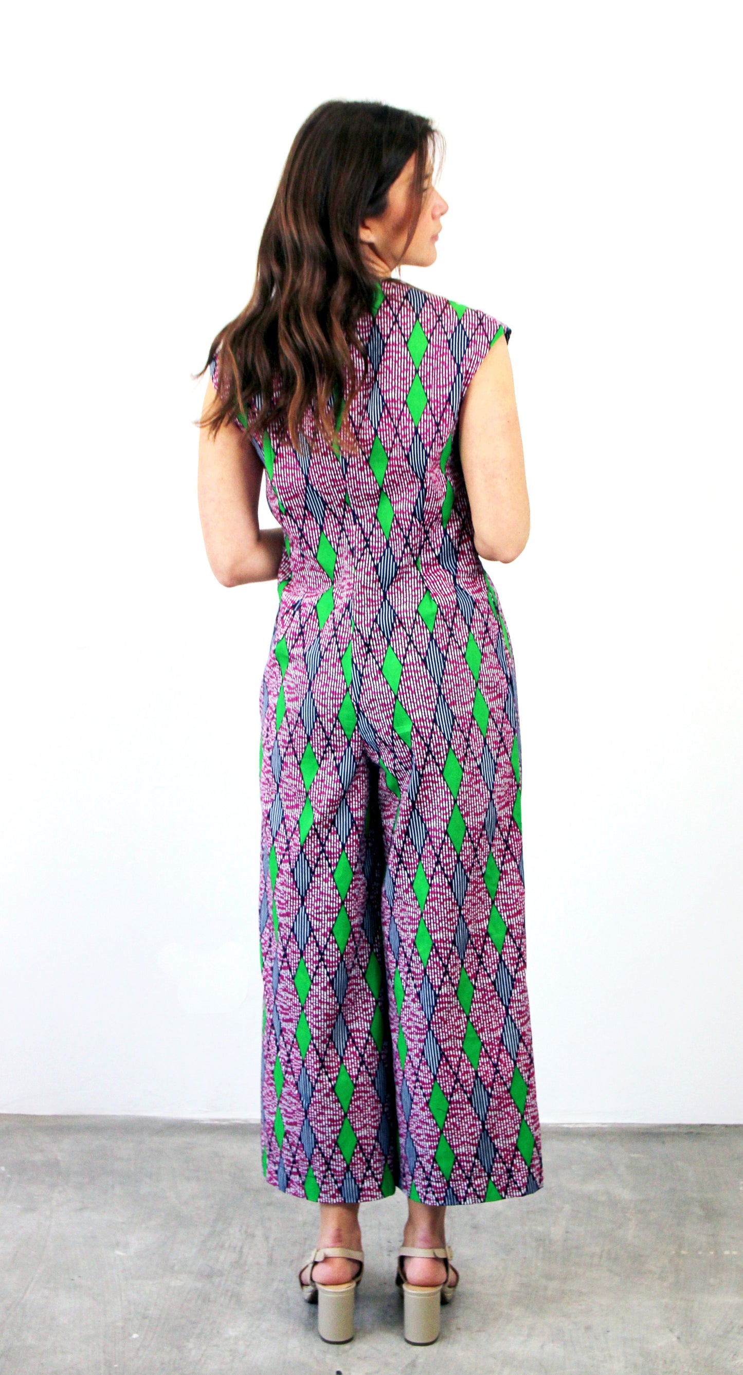 STRAIGHT JUMPSUIT GREEN MOXICO