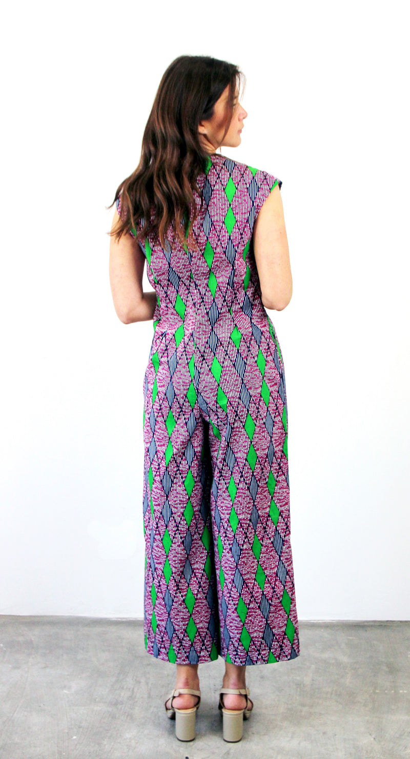 STRAIGHT JUMPSUIT GREEN MOXICO