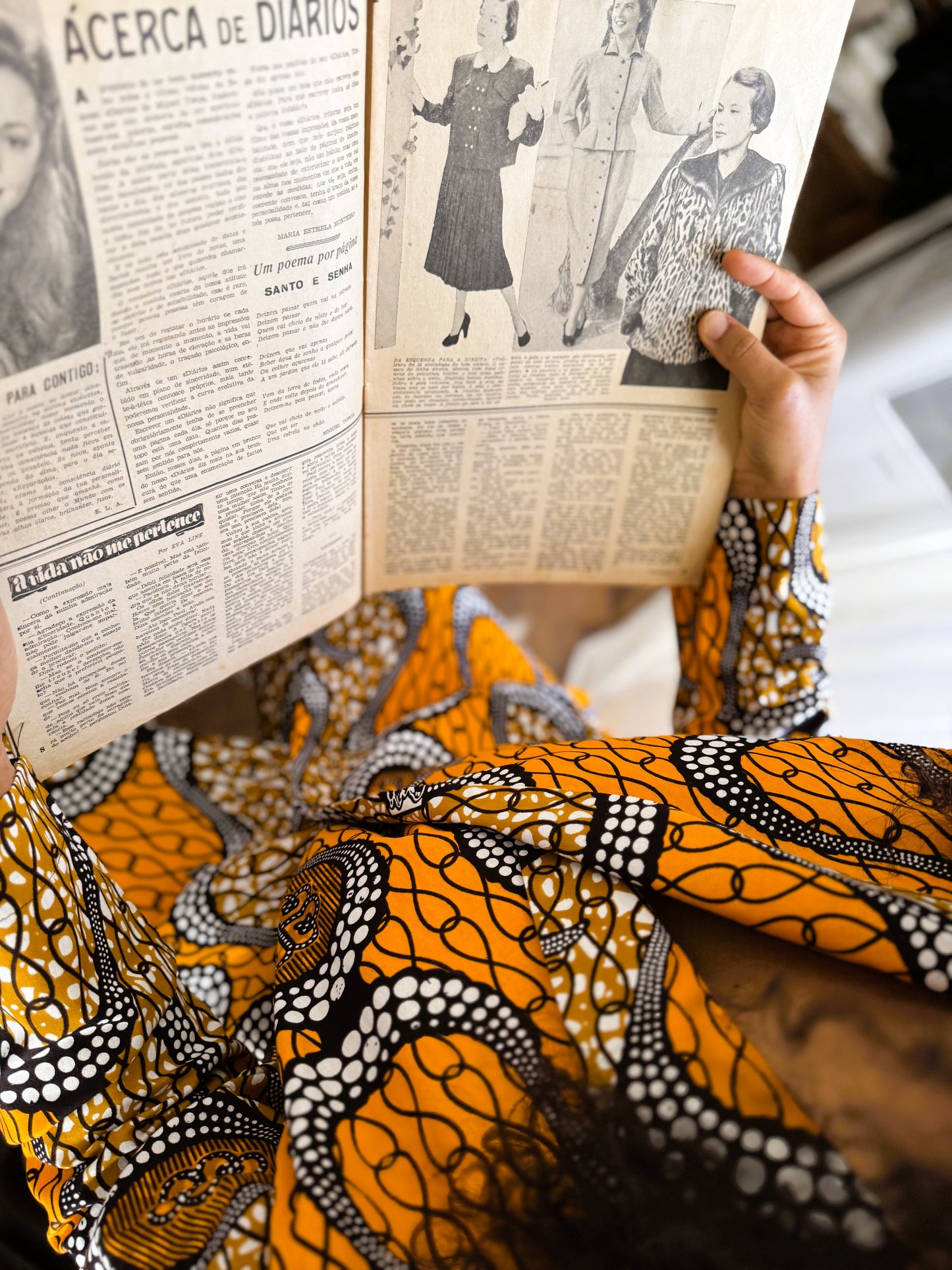 BLAZER AND TROUSER SET MALI SUNSET