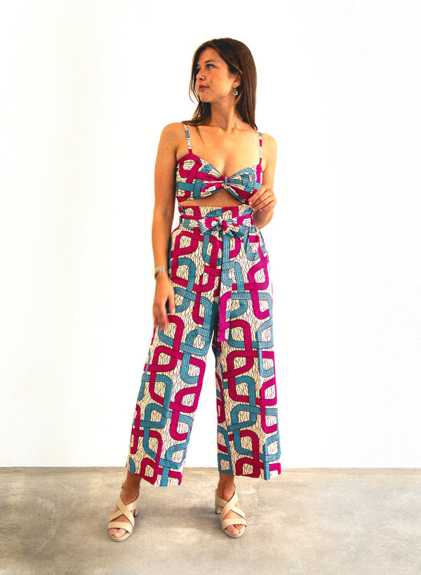 PANTS & TOP SET PINK SOYO