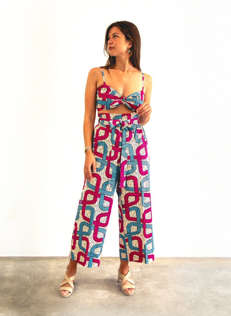 PANTS & TOP SET PINK SOYO