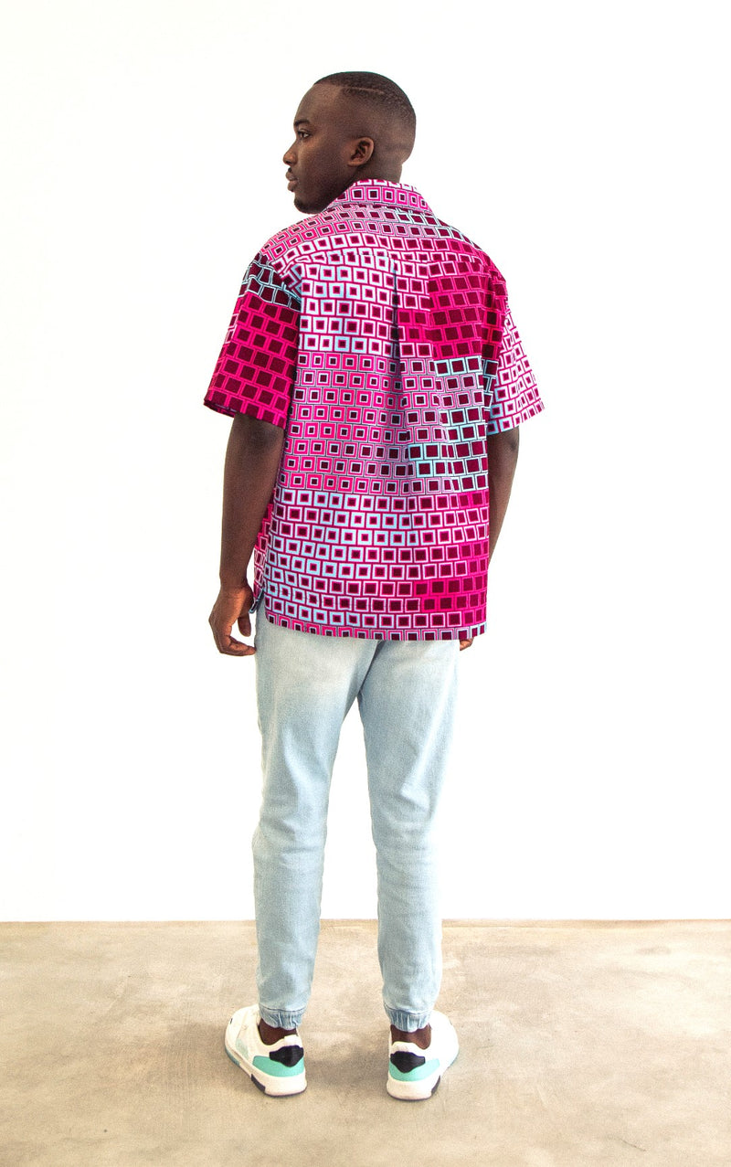 MEN’S SHORT SLEEVE SHIRT CAIRO SQUARE