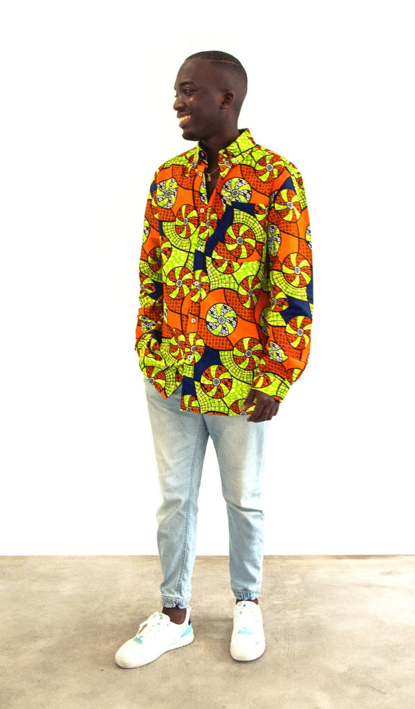 SPORTY MEN’S SHIRT KIKONGO STYLE