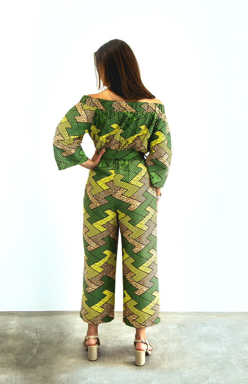 JUMPSUIT GREEN YORUBA