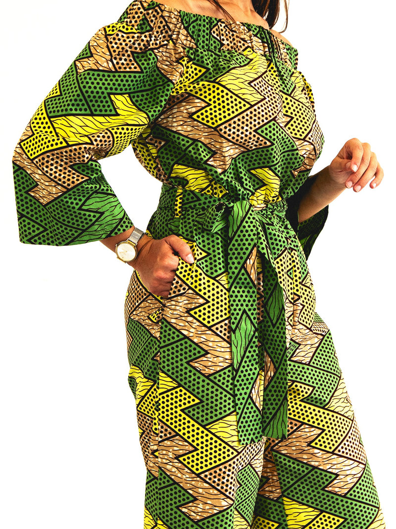 JUMPSUIT GREEN YORUBA