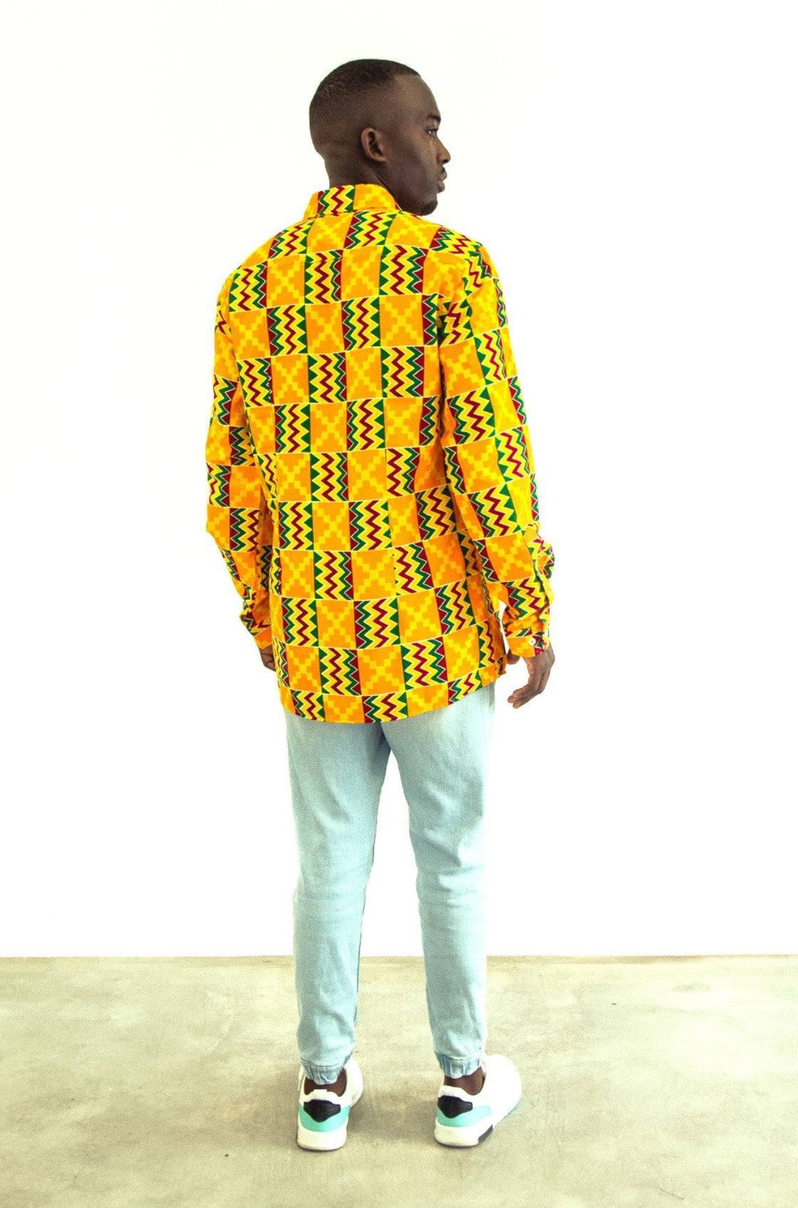 SPORTY MEN’S SHIRT YELLOW CHOKWE