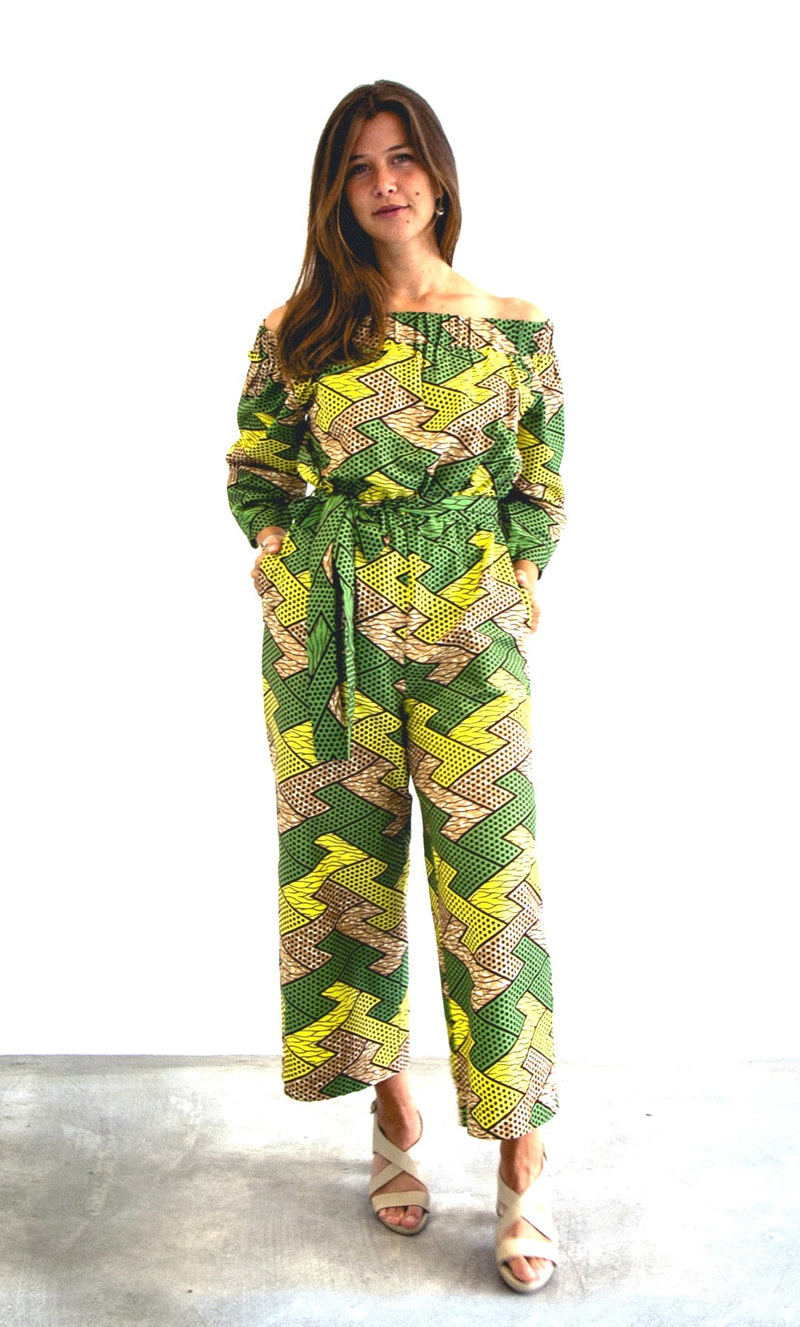 JUMPSUIT GREEN YORUBA