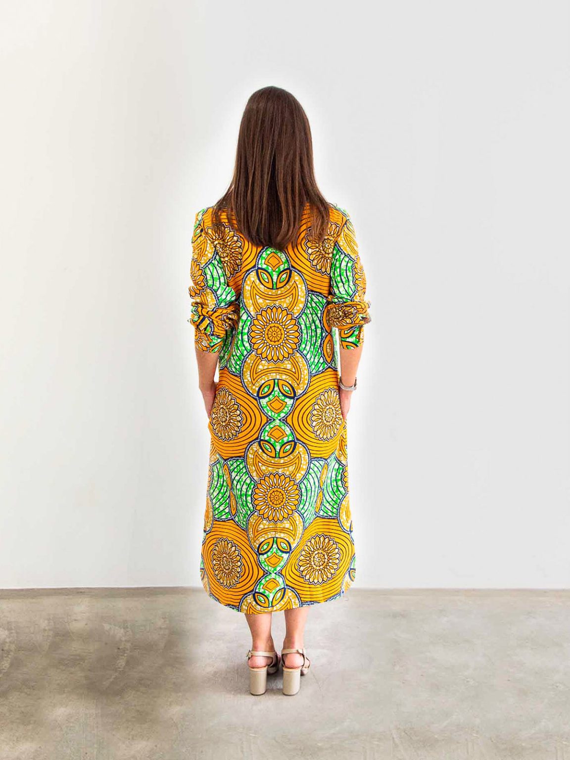 SHIRT DRESS ORANGE JOLLOF
