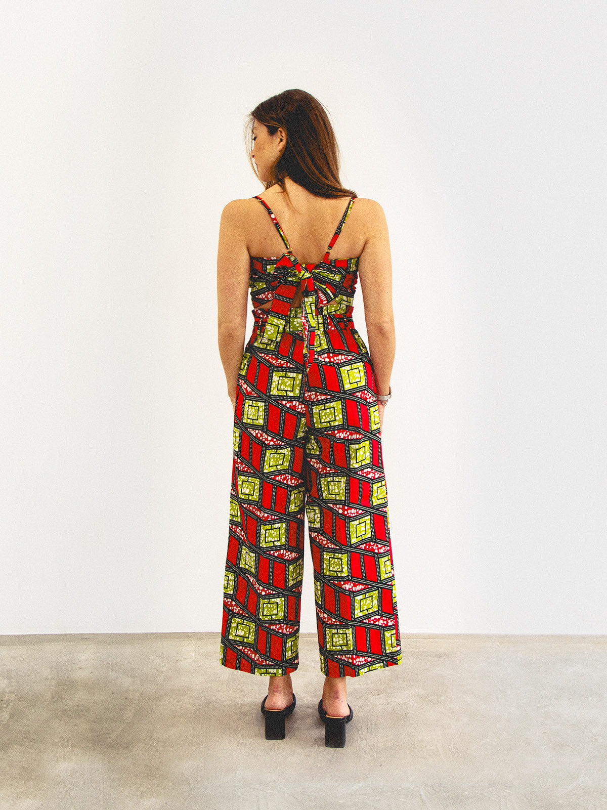PANTS & TOP SET RED SAURIMO