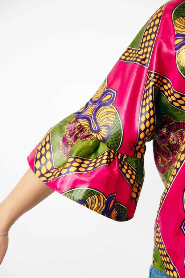 JAPANESE SLEEVE BLOUSE NIGERIAN STYLE