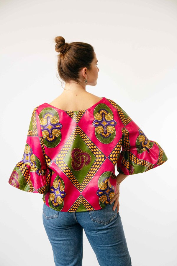 JAPANESE SLEEVE BLOUSE NIGERIAN STYLE