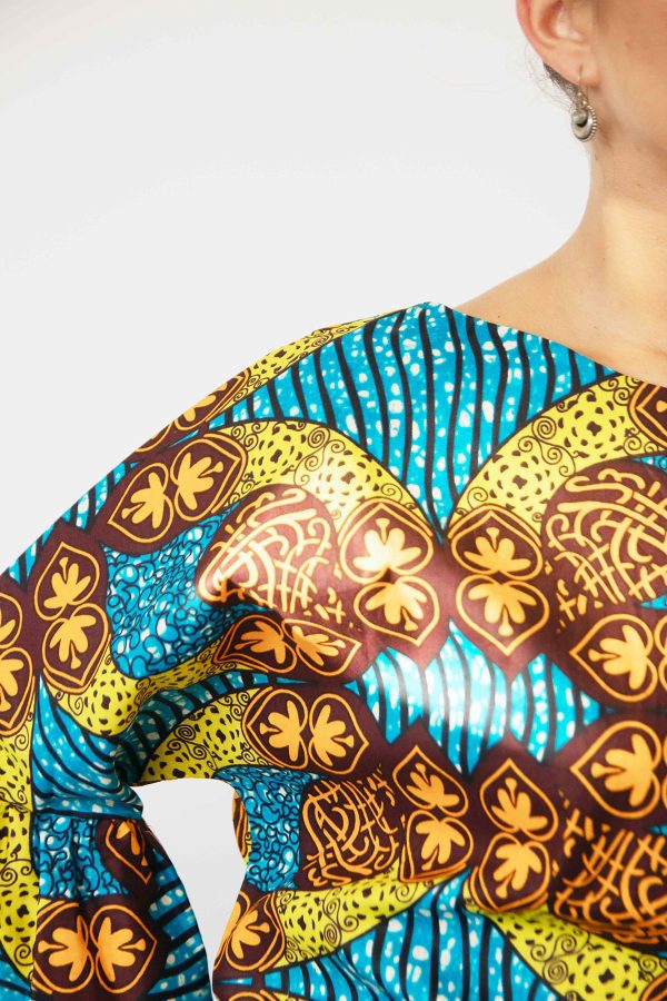 JAPANESE SLEEVE BLOUSE BLUE ZARMA