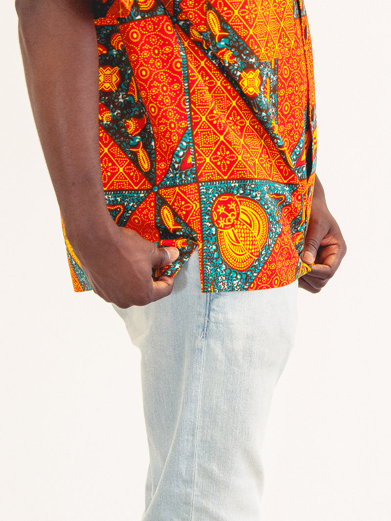 MEN’S SHORT SLEEVE SHIRT SÉNÉGAL