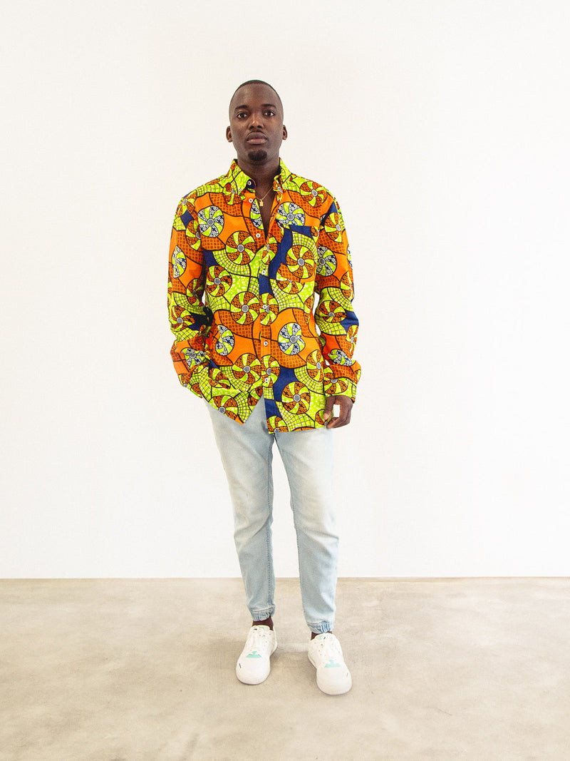 SPORTY MEN’S SHIRT KIKONGO STYLE