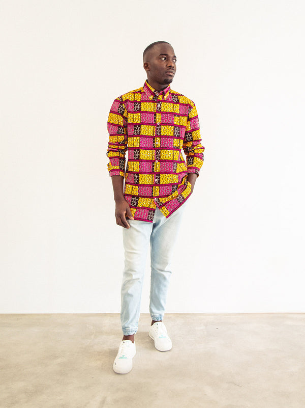 SPORTY MEN’S SHIRT KIZOMBA GLAM