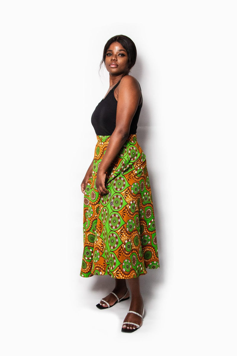 MIDI ROUND SKIRT ALBERTO LAKE