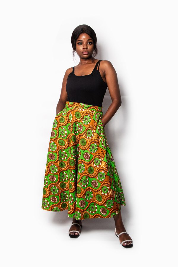 MIDI ROUND SKIRT ALBERTO LAKE