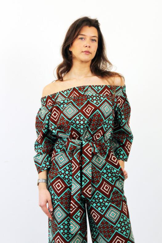 JUMPSUIT BLUE MAASAI